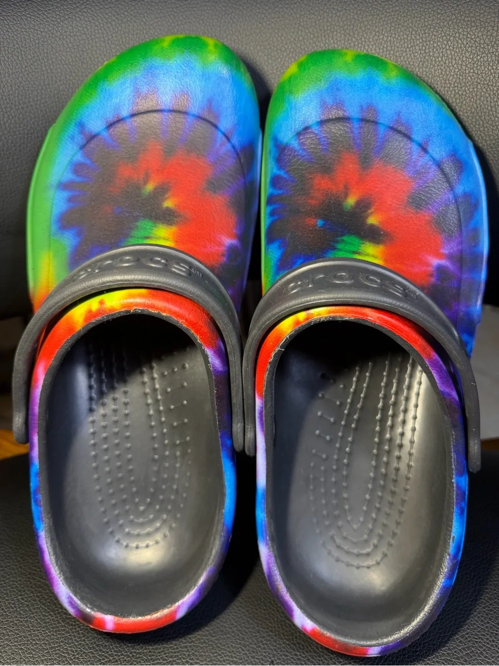 Crocs sandals unisex Sz M9 , W11 great condition